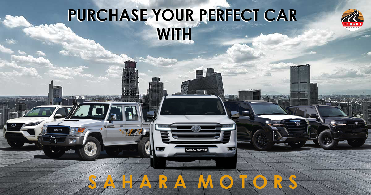 Purchase your perfect car with sahara motors